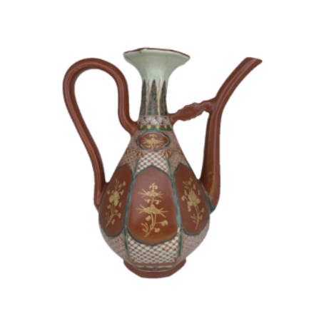 唐三彩彫花孔雀杯陶磁器 装飾品 現代工芸品 美術品 置物